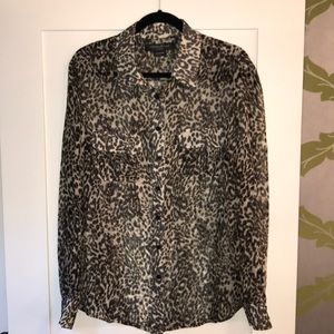 Cheetah Silk blouse
